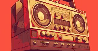 AI提示词_简约风格的单色音响图标_chatgpt5.0缩略图