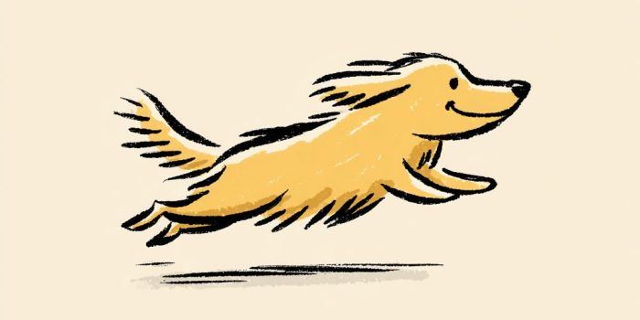 AI提示词_一只可爱的卡通金毛寻回犬在跑_gpt会员购买缩略图