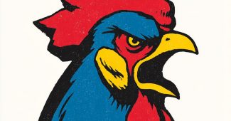 AI提示词_复古卡通公鸡头部，采用美国复古风格展现体育主题_chatgpt5.0手机端缩略图