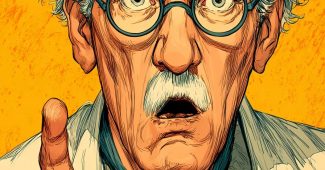 AI提示词_一位疯狂的白发老教授正在激动地解释_chatgpt官网网址缩略图