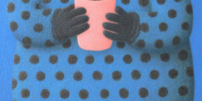 Ai提示词_一只拟人化的胖猫手里拿着一个吸管杯缩略图