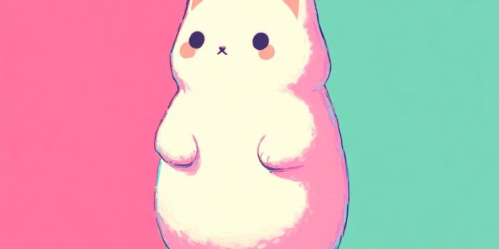 Ai提示词_一只可爱的迷你插画小猫_gpt会员银行卡被拒绝缩略图