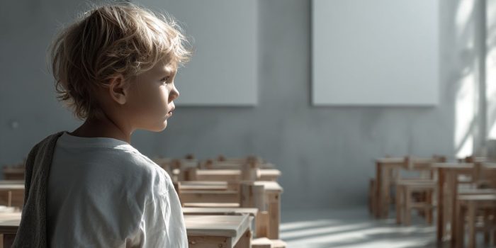 AI提示词_教室里有一个孩子，环境宁静包容，专为专注和自我调节设计_chatgpt帐号批发缩略图