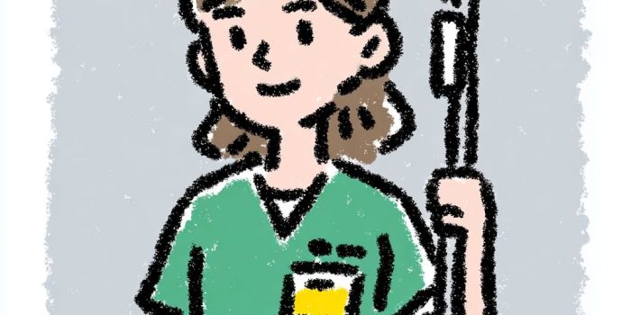 Ai提示词_女性医务人员手持静脉输液架_chatgpt怎么在中国使用缩略图