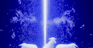 Ai提示词_一艘巨大的宇宙飞船发出光束，四只羊漂浮在光束中_chatgpt在线网页缩略图