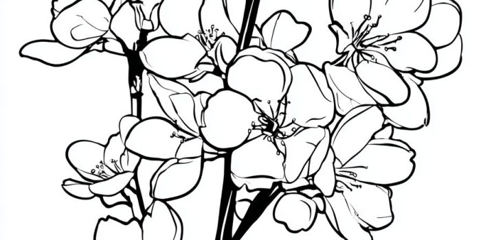 AI提示词_清晰的黑白花卉图案_chatgpt手机版缩略图