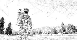 AI提示词_宇航员站在数学线条艺术的田野里_chatgpt5.0官网缩略图