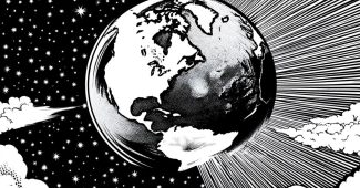 AI提示词_儿童简易涂色书页，包含漫画风格的地球和月球_chatgpt网页版在线缩略图