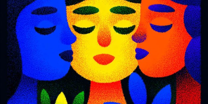 Ai提示词_可爱的极简迷幻插画缩略图
