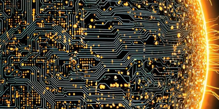 Ai提示词_太阳是一个电力系统，电路驱动着太阳风暴缩略图