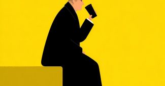 Ai提示词_喝咖啡的人像缩略图