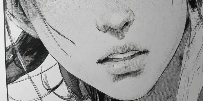 Ai提示词_这是一幅详细的漫画风格女孩特写，展现了丰富的背景细节缩略图